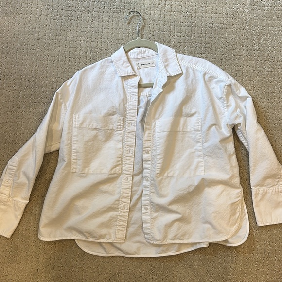 EVERLANE The Boxy Oxford - Color White - Size XXS - Picture 7 of 8